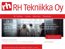 Tablet Screenshot of hissitekniikka.fi